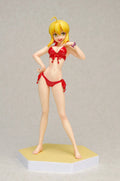 16cm Anime Fate/stay Night Actionfigur Altria Pendragon Saber Ver Roter Badeanzug Sexy Mädchen Figuren Desktop Dekorationen Spielzeug