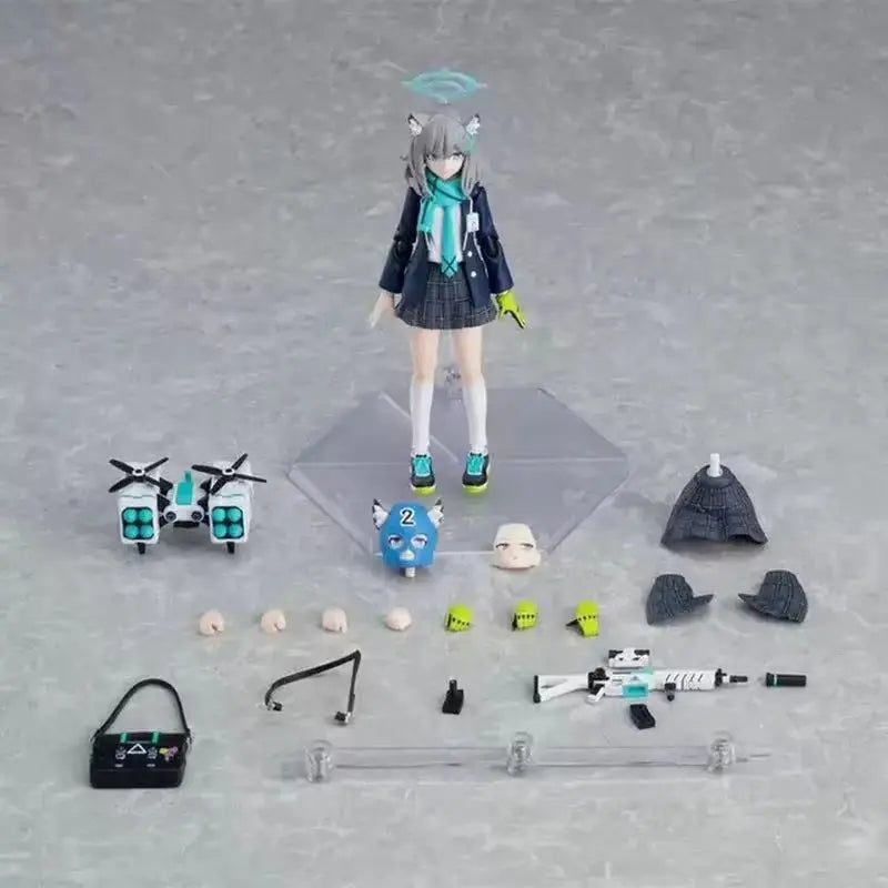 Hot Beautiful Girl Figma Blue Archive Cartoon Character Model Action Figures Children'S Educational Toys Collections Gift
