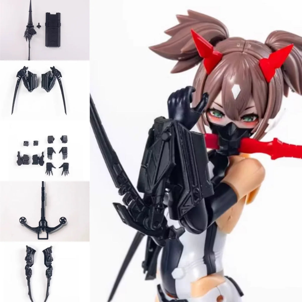 【10days Made】1/12 Scale Soldier Handsome Mecha-Girl Accessory Replacement Parts Fit Kotobukiya 12'' Action Figure Model Toys