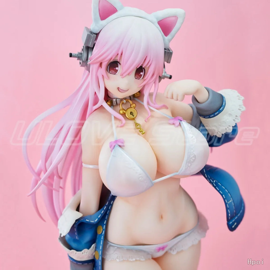 In Stock Original UnionCreative Sonicomi SUPER SONICO Figure Model Animation Collection Gift Ornaments