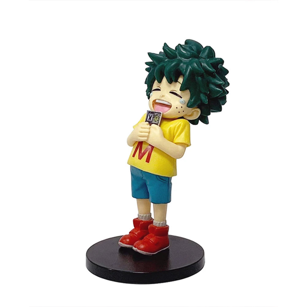 Anime MHA Figure Bakugo Boku Midoriya Izuku Action Figure cute Q-version model Collection Anime Hero Katsuki Bakugo figura Gifts