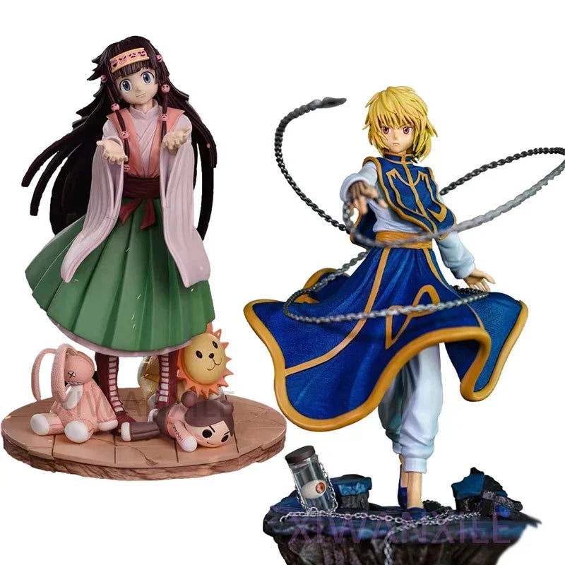 33 cm große Hunter x Hunter Anime-Figur Alluka Zoldyck/Kurapika Actionfigur Gon Freecss &amp; Killua Zoldyck Figur Modell Puppe Spielzeug