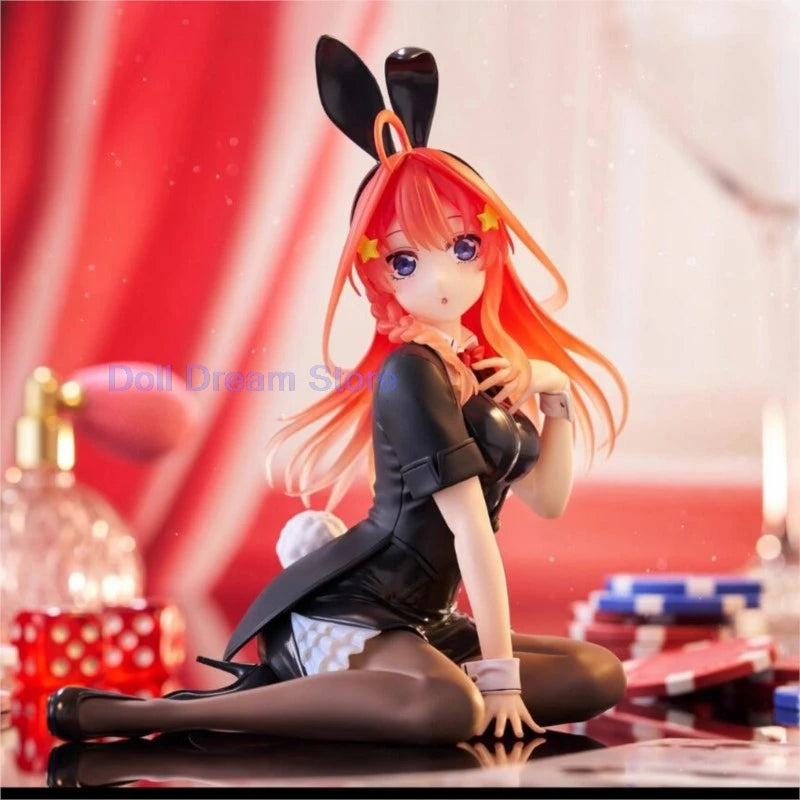 2026 New100% genuine Japanese original anime figure Nakano Ichika/Nakano Miku/Nakano Yotsuba bunny ver sitting action figure