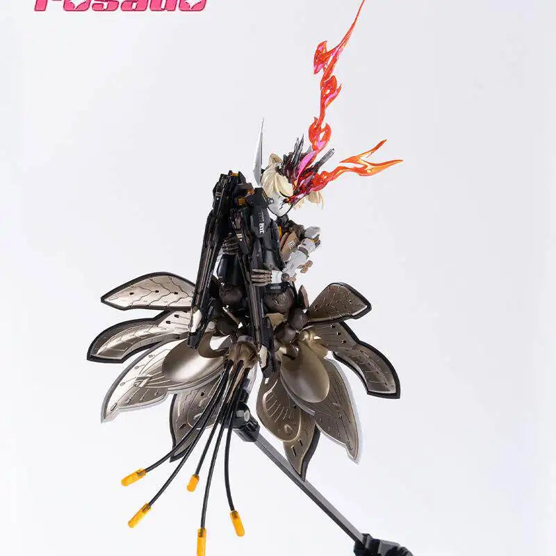 HEMOXIAN NUCLEAR CRAFT Project Rosa Starflower Lily Mecha Girl Action Figure Mechanical Assembly Model Kit Collectible Toy Boys