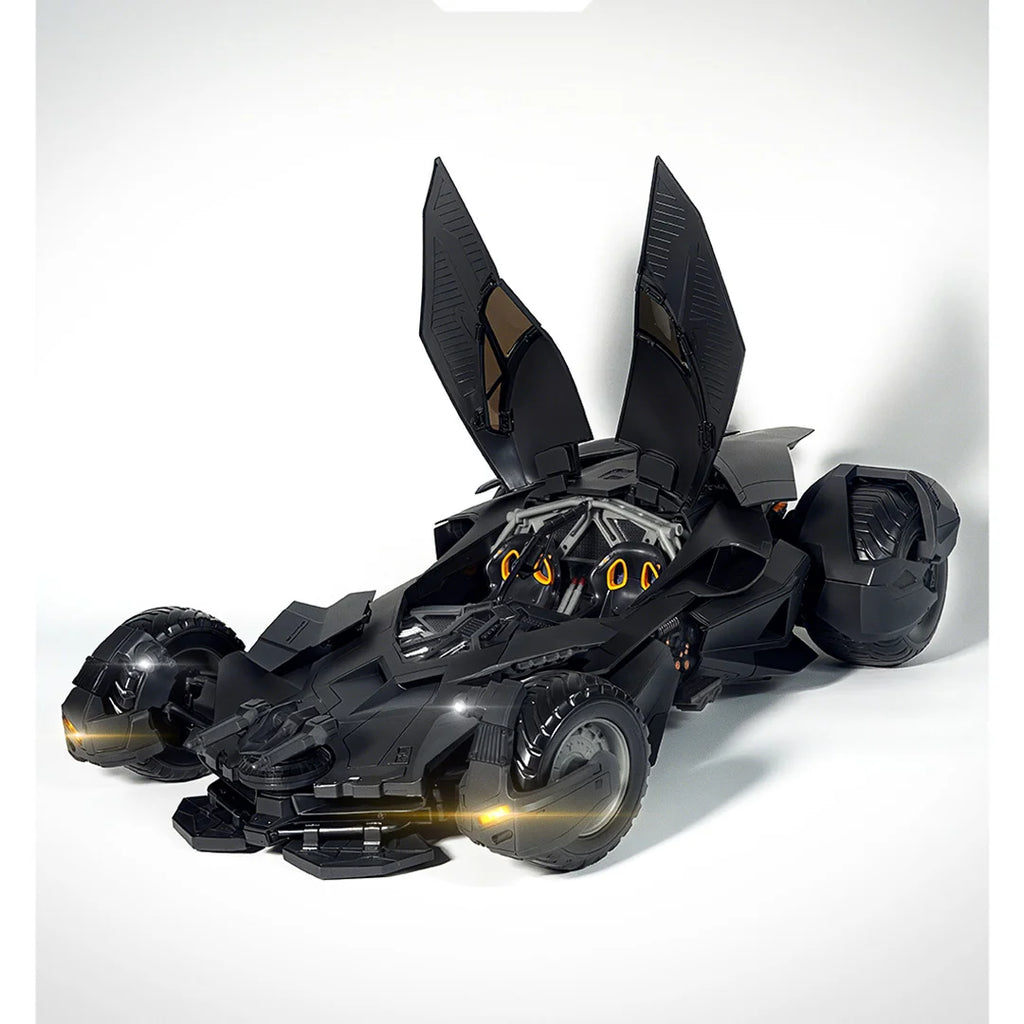Hot XWS Batmobile Assembly Model DC Justice League BVS Batman Action Figure 1/12 Big Ben Batman Statue Collection Kid Toy