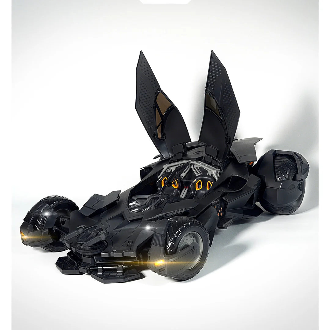 Hot XWS Batmobile Assembly Model DC Justice League BVS Batman Action Figure 1/12 Big Ben Batman Statue Collection Kid Toy