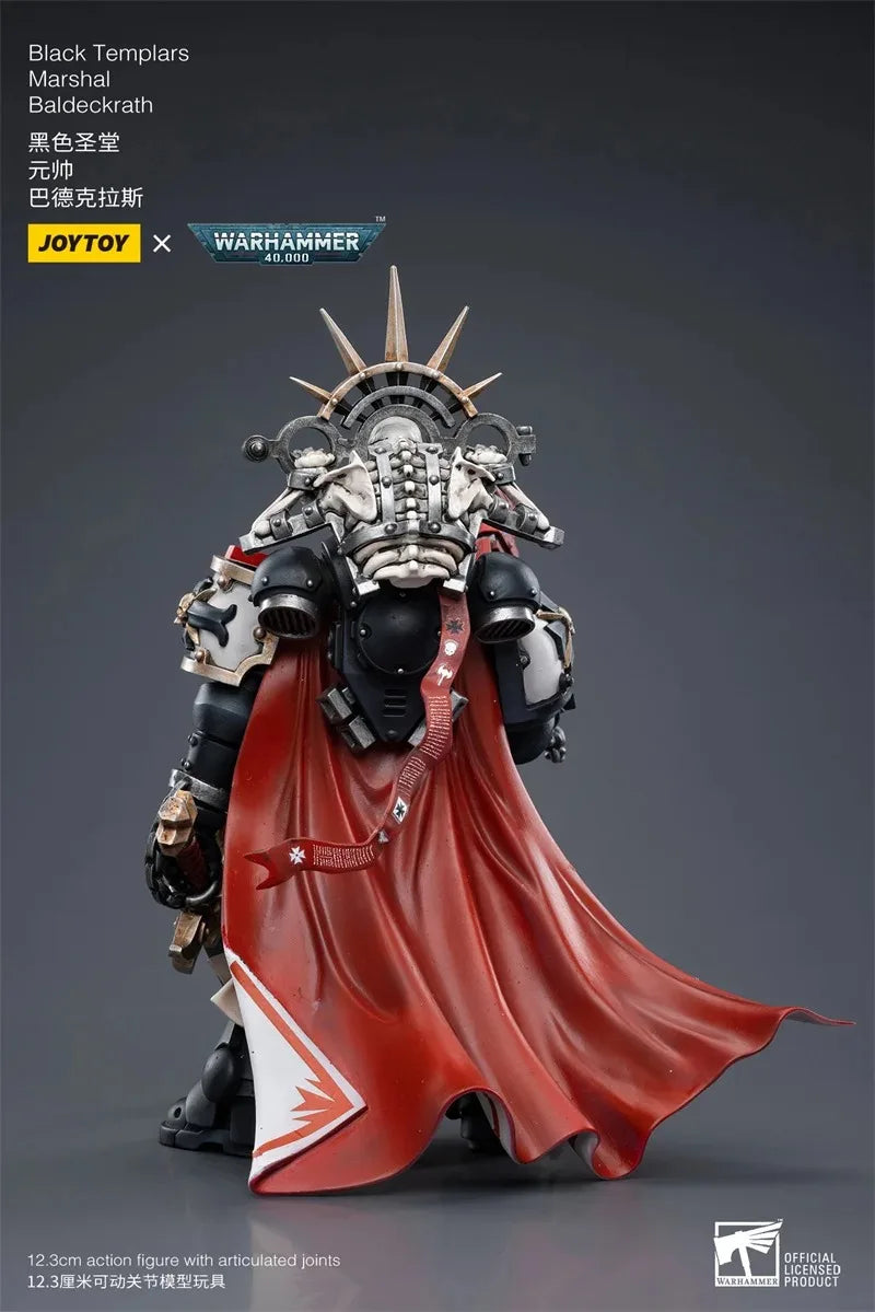【Accessories】Joytoy Warhammer 40K 1/18 Action Figures Black Templars Marshal Baldeckrath 12.3cm  Model Toy