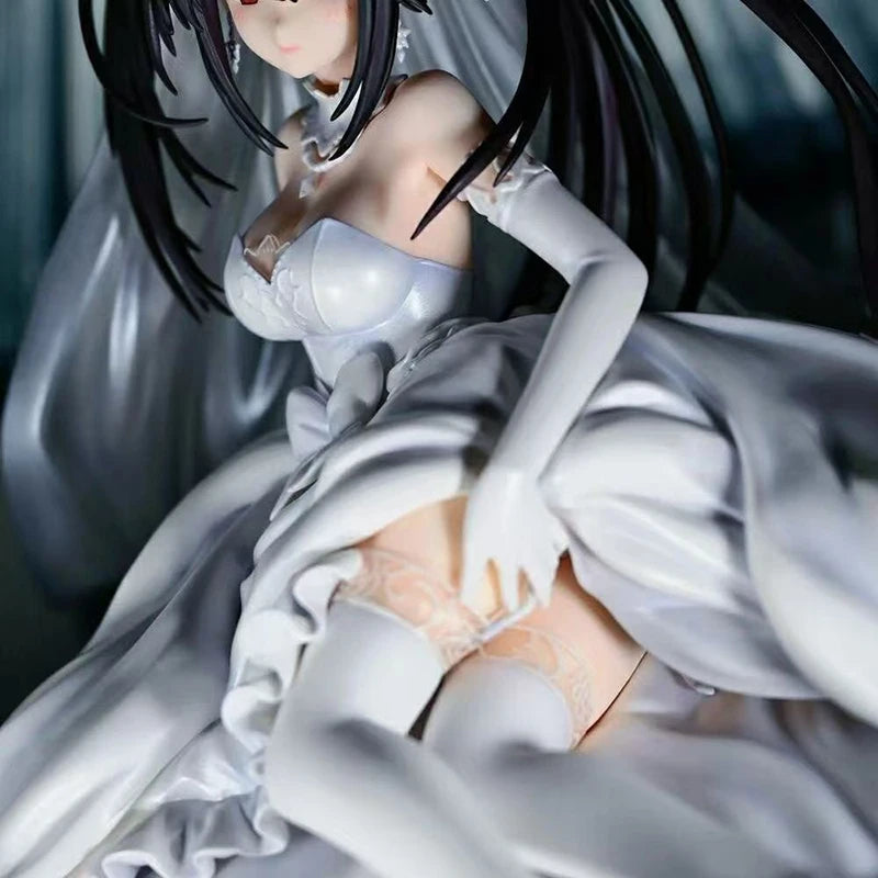 Kdcolle Date A Live Kurumi Wedding Dress Anime Figure Date A Bullet Yatogami Tohka Action Figure Collectible Model Toy Gift