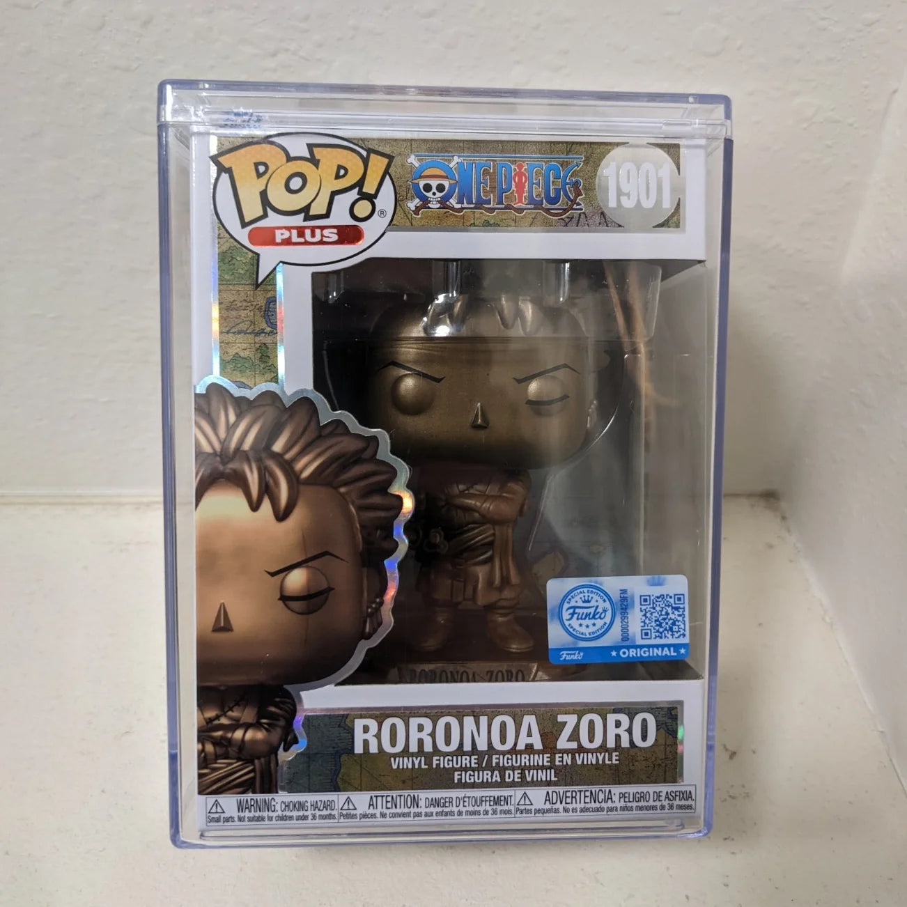 One Piece 25th Anniversary Monkey D Luffy Roronoa Zoro Vinyl Figure - Funko Pop Official Genuine Limited Edition Fans Toy Gift