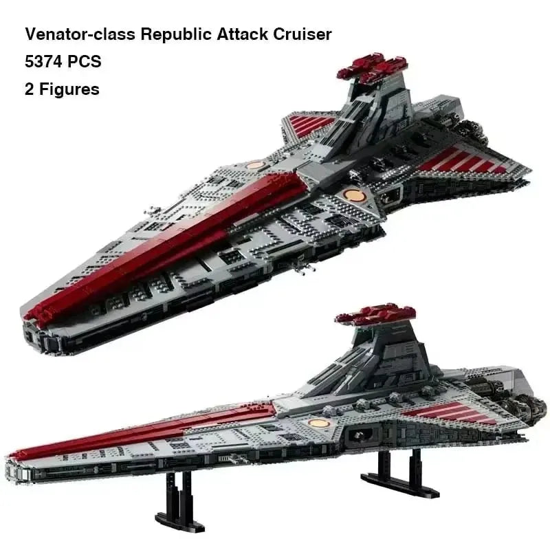 5374Pcs Venator Class Republic Attacks Cruiser Model 75367 Cruiser Home Decoration Assembly Model For Christmas Gifts