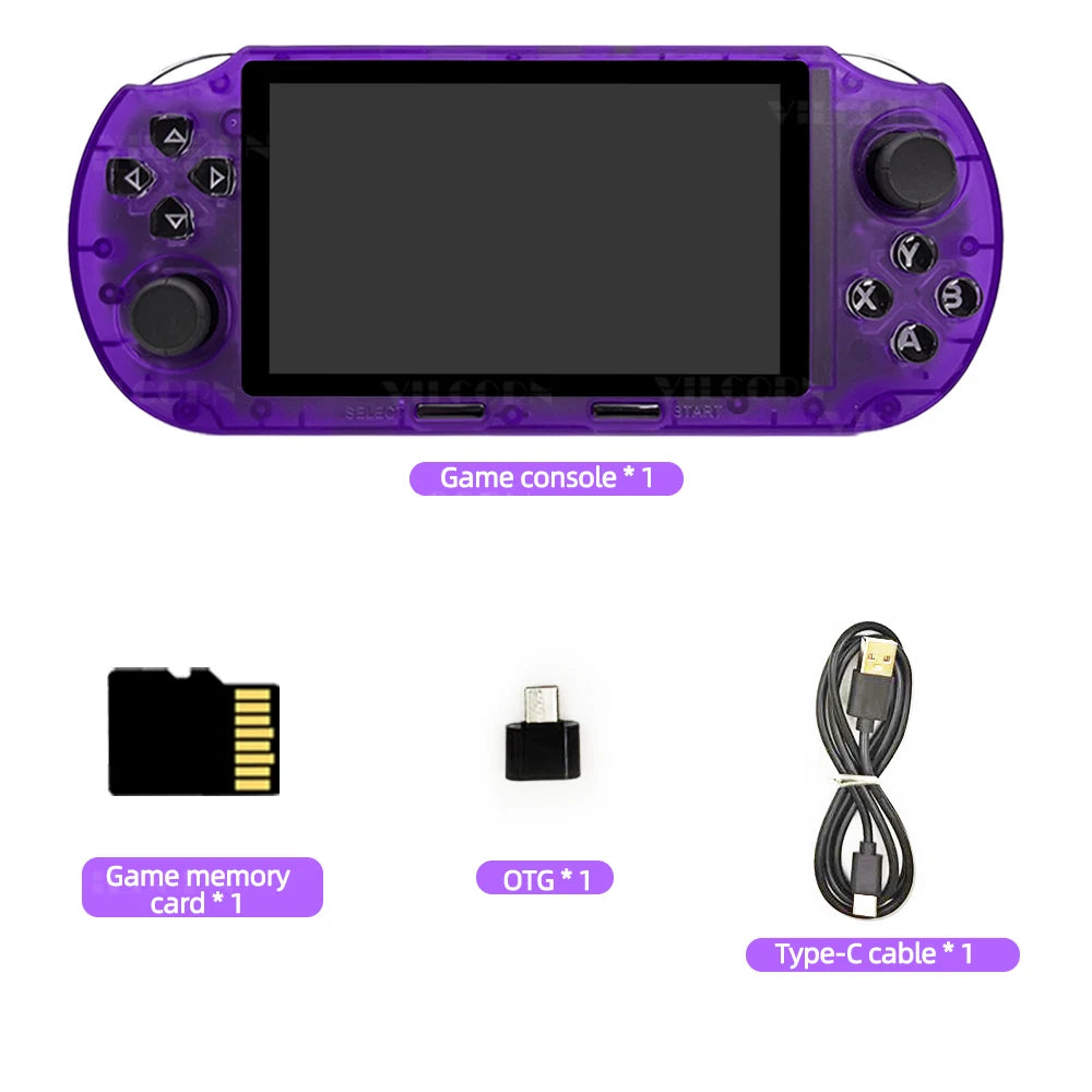 VILCORN SF3000 HD Handheld Game Console for PS1 GBA SNES MAME Retro Emulator 4.5 inch FHD Portable Gaming Machine Christmas Gift