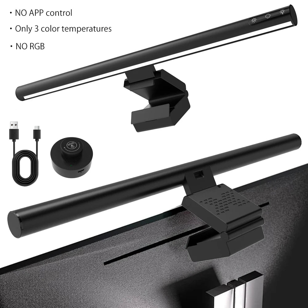 APP/Remote Control LED Monitor Light Bar Computer Screen Hanging Lights Music rhythm Desk RGB Atmosphere Table Lamp  Lighting