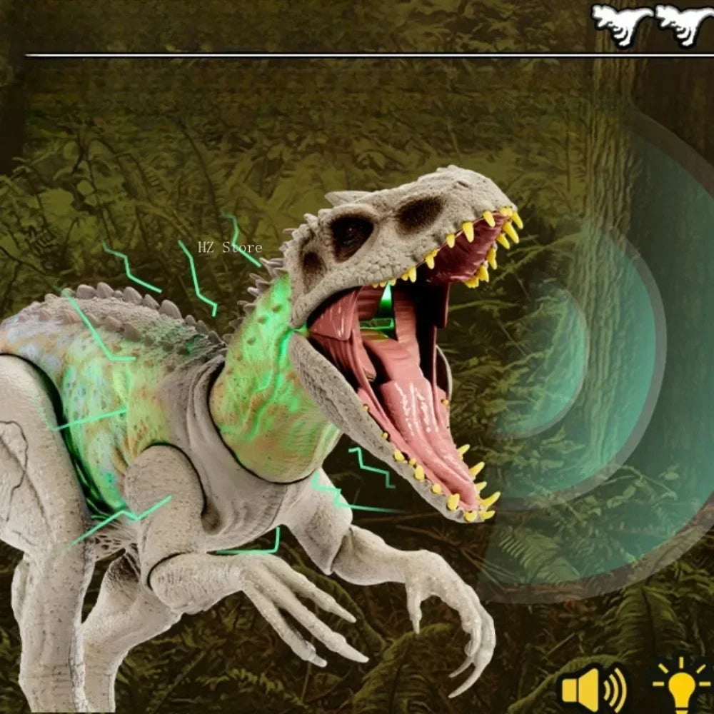Jurassic World Indominus Rex Dinosaur Toy with Lights, Sounds & Motion, Camouflage 'n Battle I-Rex Jurassic Park Dinosaurs Toys