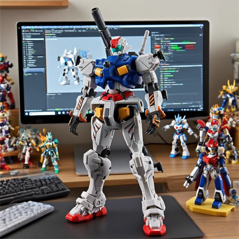 Bandai Gundam Model Kit HG Scale 1144 GQuuuuuuX Robot RGM79 Saylas Lighttype Guncannon Action Figure Assembly Collectible Toy