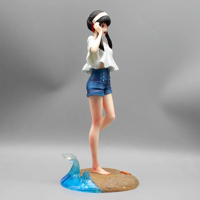 31cm Spy×Family Yor Forger Summer Festival Anime Action Figure Model Gk Statue Collection Desktop Decoration Ornament Toys Gifts