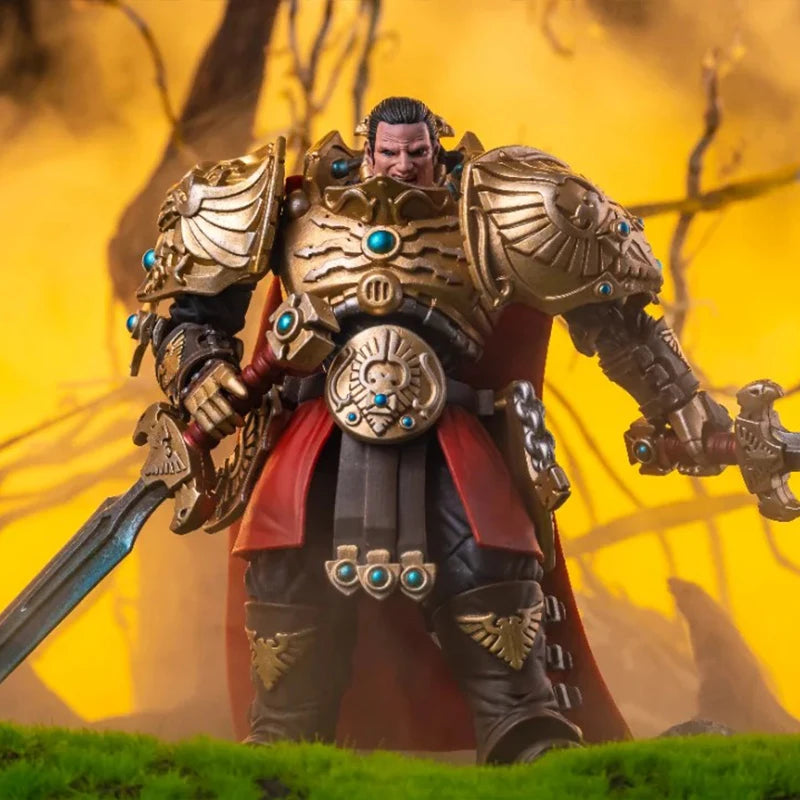 In Stock Genuine Joytoy Warhammer 40k Adeptus Custodes Blade Champion Jt8124 Soldier Model 12cm Action Figure Toy For Collection