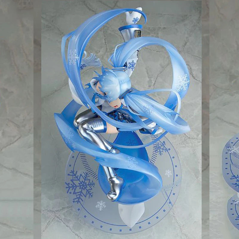 In Stock Genuine GOOD SMILE COMPANY Vocaloid Hatsune Miku 1/7 Snow Collection Series Model Cartoon Character Garage Kit Kawaii