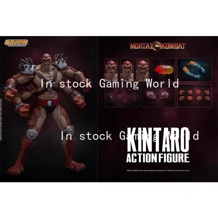 In Stock Storm Toys 1/12 Mortal Kombat GORO Shao Kahn Kintaro Fully Posable Action Figure Collection