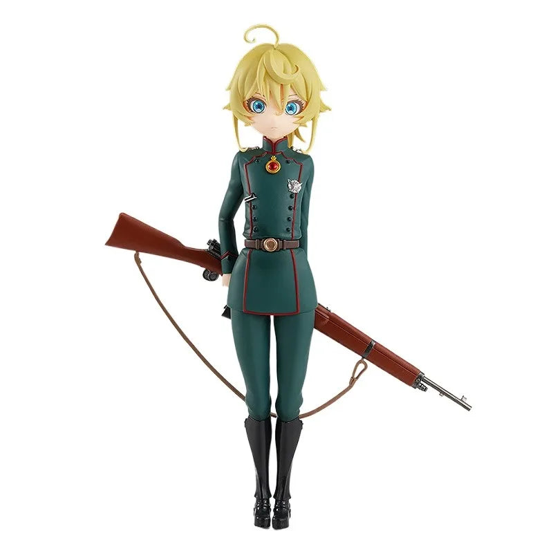 In Stock Genuine Good Smile Company Youjo Senki II Tanya Degurechaff Pop Up Parade Anime Figure Garage Kit Anime Cartoon