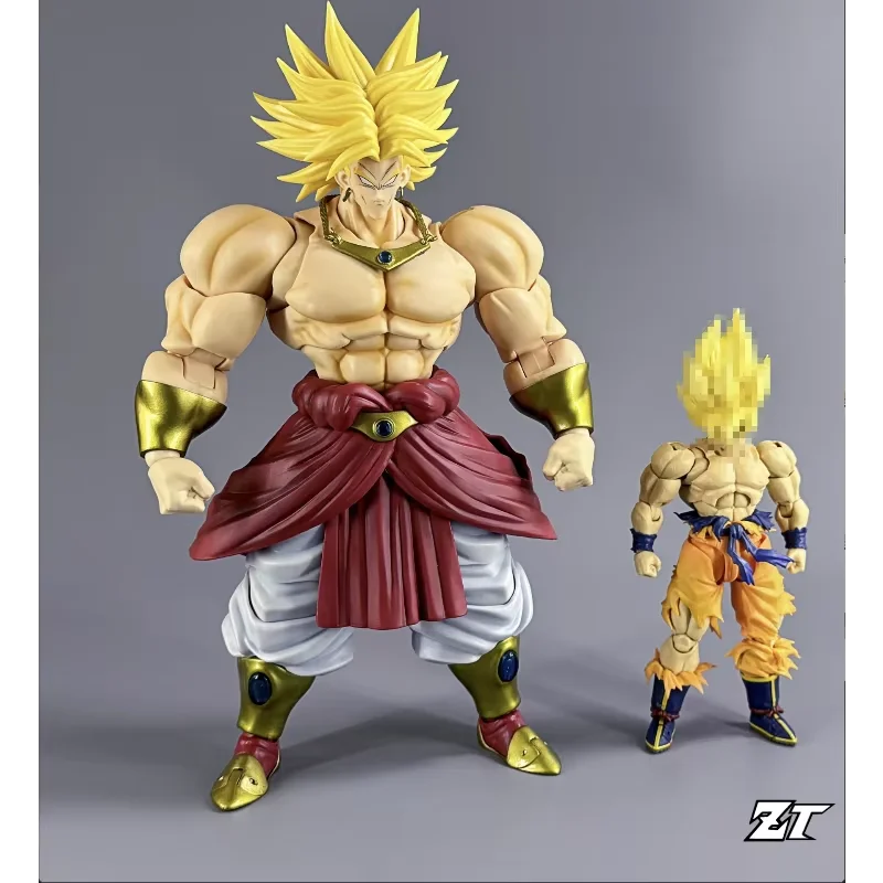 ZT Studio Figure Dragon Ball SSJ3 Broly Figurine SHF Large Special Effects Accessories Kit Action Figure Collectible Model Toy