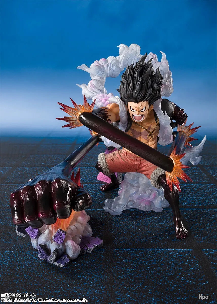 【MT】Original Bandai FiguartsZERO ONE PIECE Monkey D. Luffy Fourth Gear Great Snake Man · King Snake Action Figure Toy