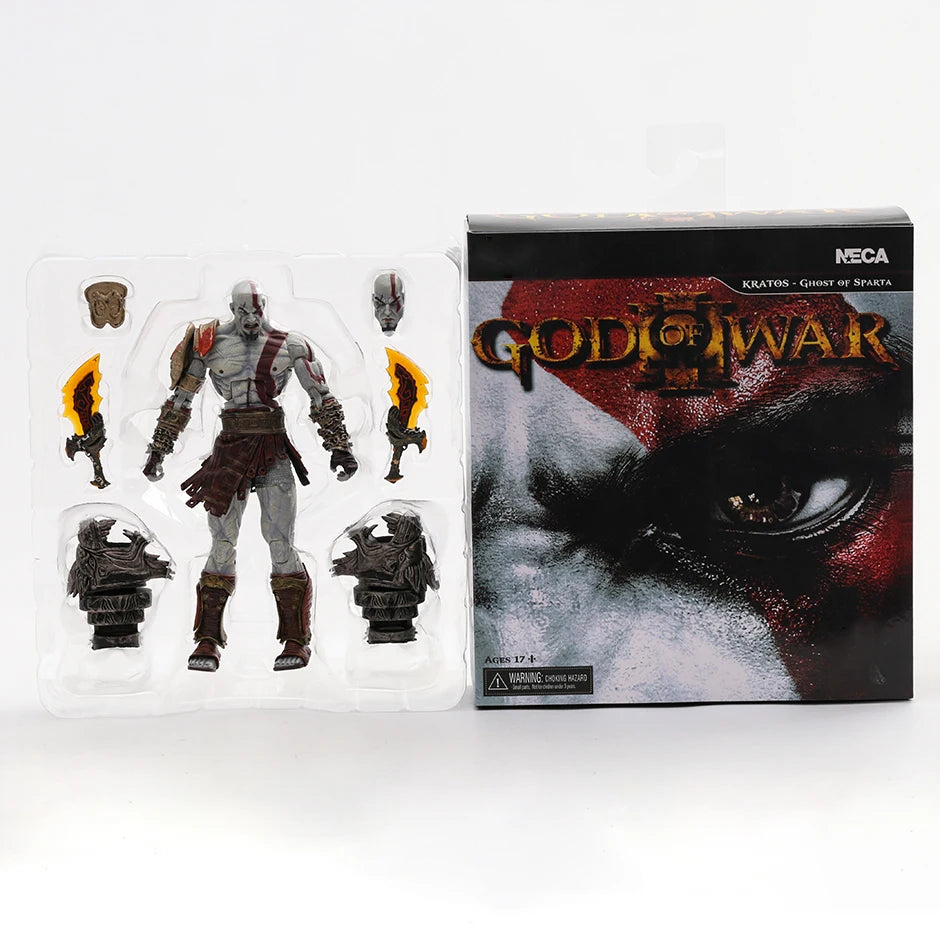 NECA God of War 3 Kratos 7" Action Figure [Ghost of Sparta]