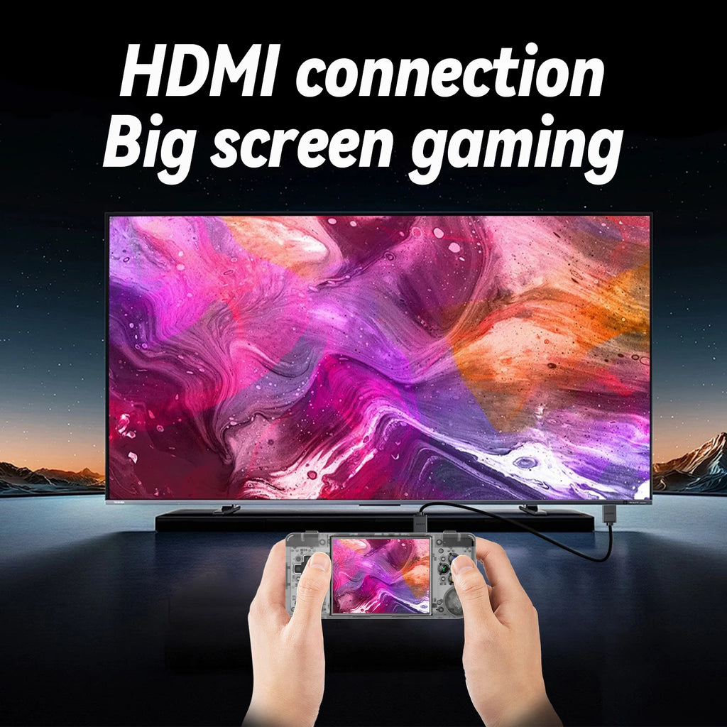 ANBERNIC RG28XX Handheld Game Console 2.83" IPS Screen Linux Retro Video Gaming Console 3100mAh Battery 5000 Games Support H-DMI