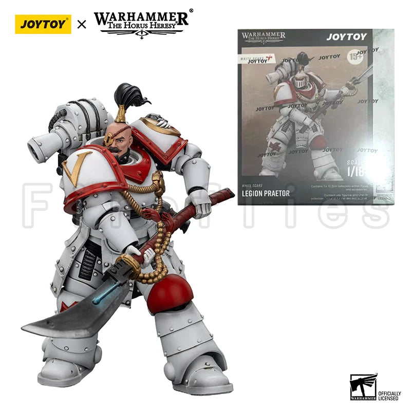 1/18 JOYTOY Action Figure The Horus Heresy White Scars Legion Praetor Ebon Keshig Terminator Anime Toy