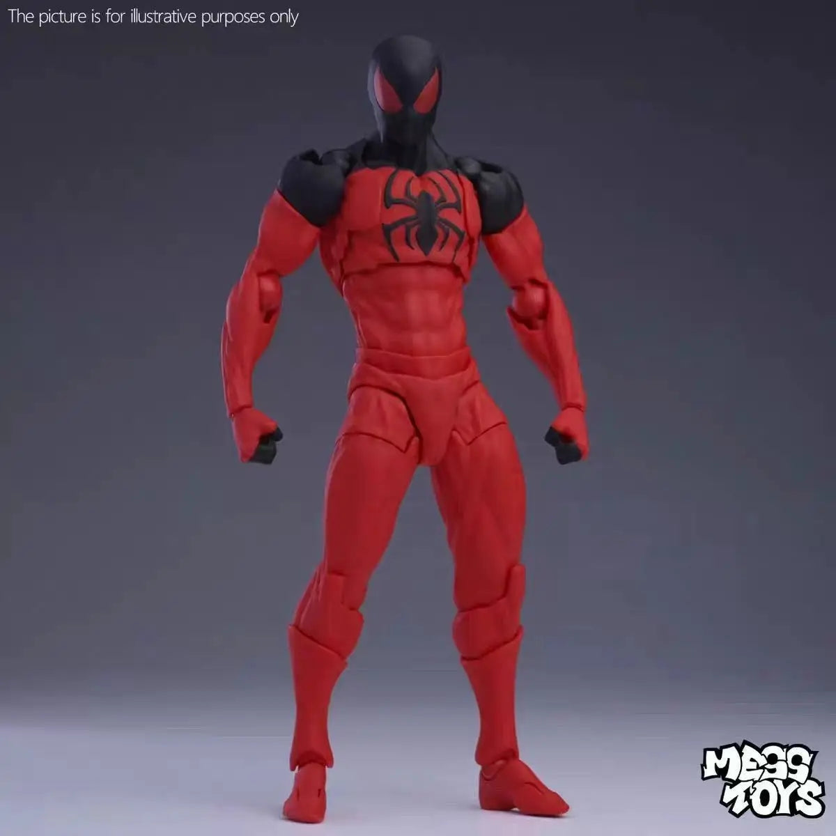 Играчки за бъркотия Спайдърмен Симбиот Кайн Messtoys На склад Спайдърмен Червен и черен костюм Паяк Аниме Фигурка Детски подаръци за рожден ден