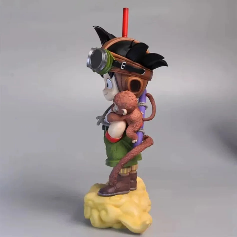 Neue 16 cm Anime Son Goku Figur mit Monkey Kid Goku Actionfigur PVC Statue Sammlung Modell Spielzeug Geschenke