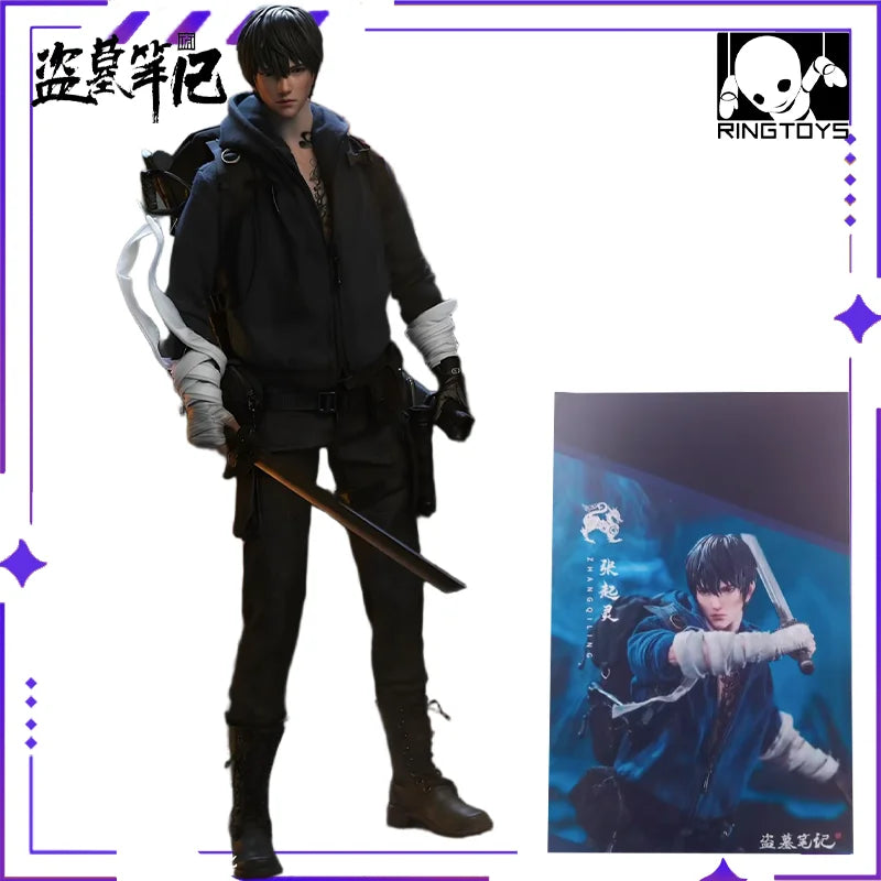 RINGTOYS Original 1/6 Grave Robbing Notes Zhang Qiling Movable Doll 12 Inch Finished Model Movable Joint ModelCollectionornament
