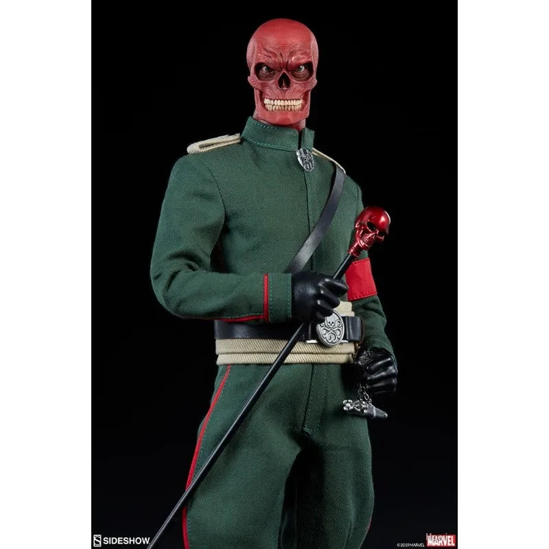 SIDESHOW Original Marvel Villain Red Skull 1\6 Series Red Skull Anime Action Figure Model Toys Model Ornaments Gifts Fo Boys