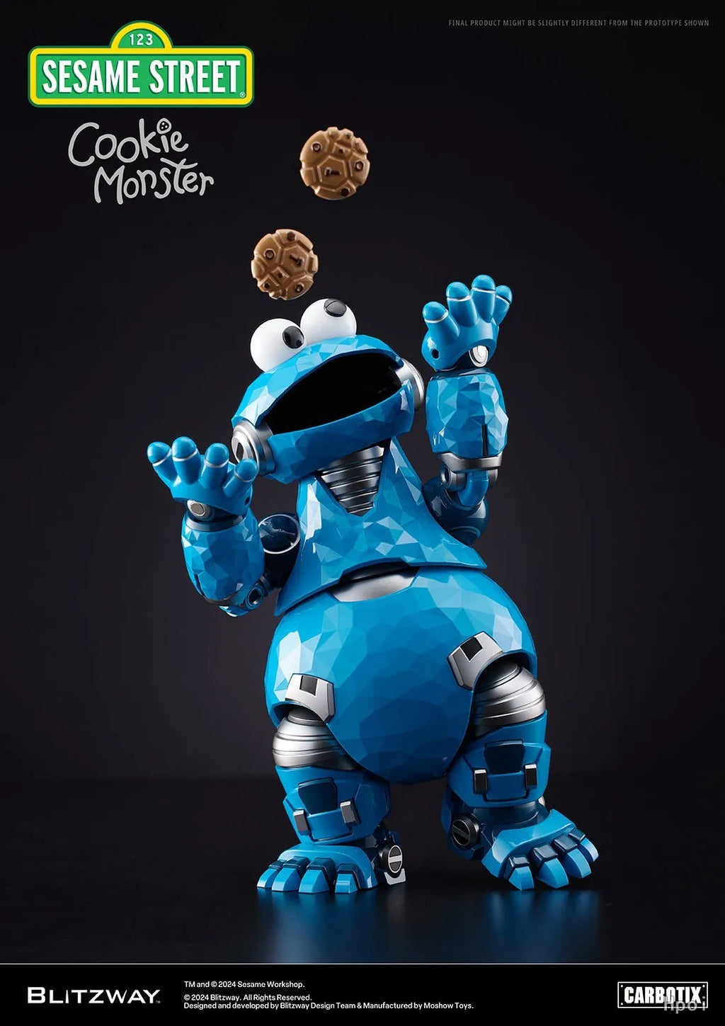 【In Stock】MOSHOWTOYS BLITZWAY COOKIE MONSTER Mecha-Complete Action Figure Toy