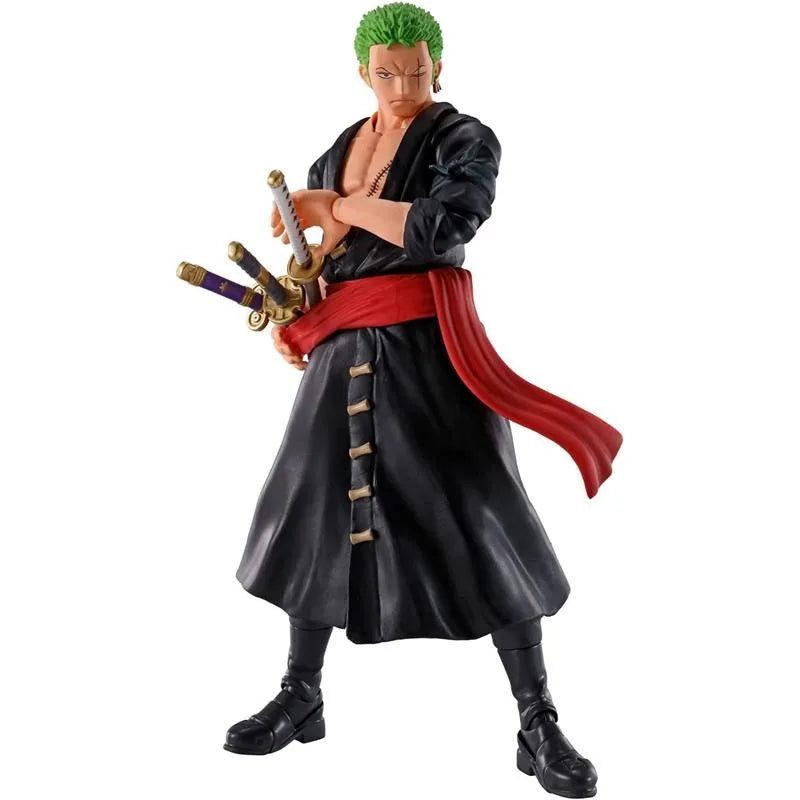 100%Original in Stock Bandai S.H.Figuarts ONE PIECE Roronoa Zoro Anime Character Model Toys Desktop Ornaments Collection Gifts