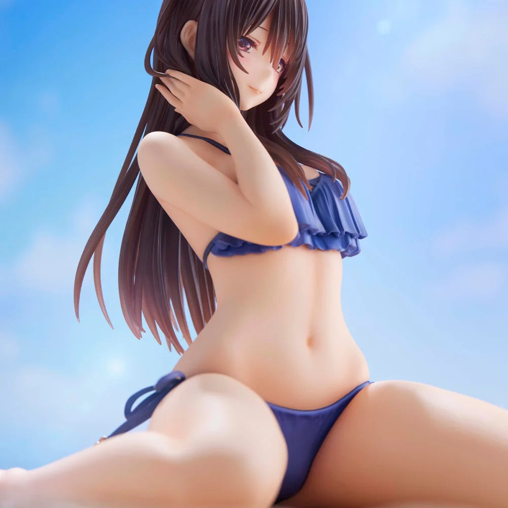 Original illustration figurine Minazumi Kasane sitting action figures Minazumi figurine PVC Model Toys Ornament Statue Gift 15cm