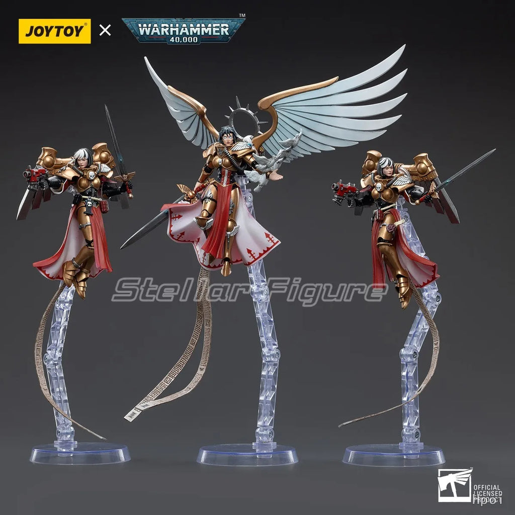 【SF】JOYTOY Warhammer 40K 1/18 Action Figure Adepta SororitasCelestine The Living Saint Model Toys Gifts Collection Ornaments