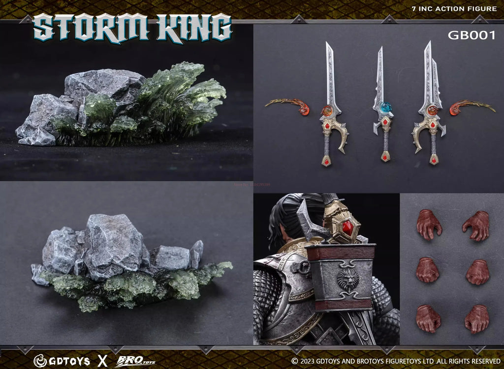 In Stock Third Party Custom Made 1/12 scale GDTOYS X BROTOYS World of Warcraft Varian Wrynn Action Figure Model Toys