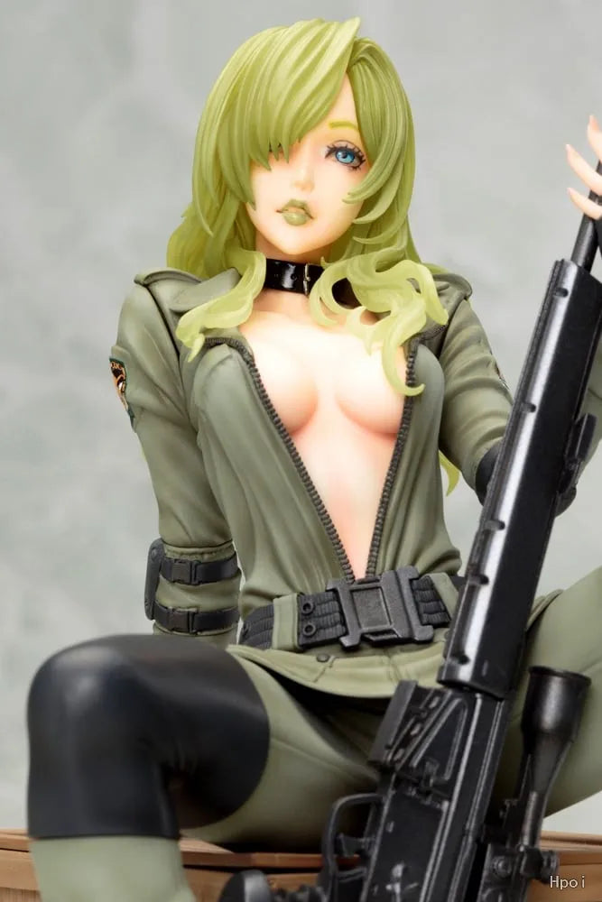 【FS】 Original KOTOBUKIYA Beautiful Girl Statue Sniper Snow Wolf Anime Doll Figure Model Toys Gifts