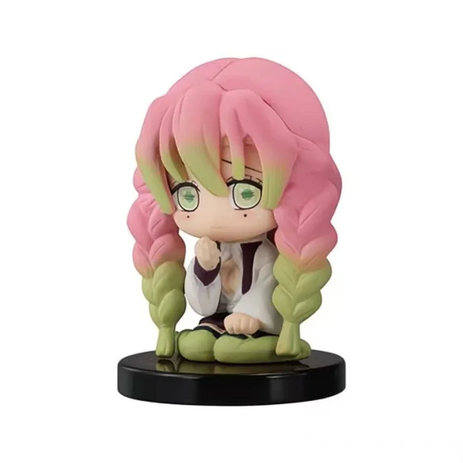 5Pcs/Set Anime Demon Slayer  Model Desktop Decoration Toy For Surprise Gift ﻿
