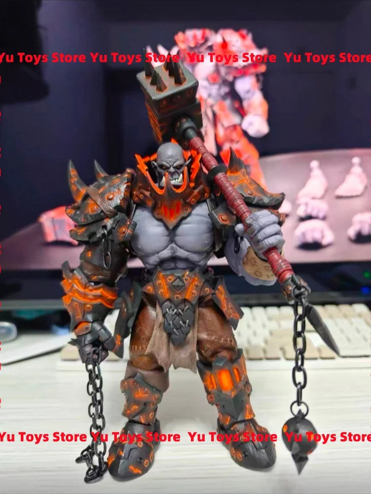 In Stock 1/10 Scale Greyknight Wow Orc No.05 Magma Forgemaster Guardian Of The Horde Grey Kniaht Full Set Action Figure 2025