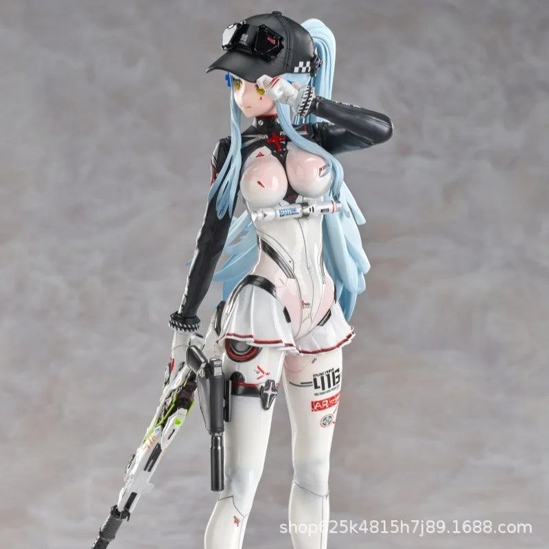 New Keloke Speed Star Girls Frontline Hk416 Mecha Girl Anime Figure Fully Painted Pvc Statue Desktop Ornament For Anime Fans
