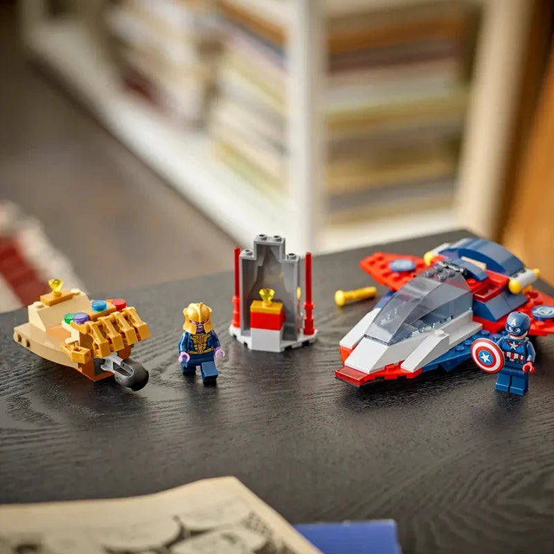 LEGO Building Blocks Superhero Series 76319 Captain America vs. Thanos Children's Building Blocks Toy Gift