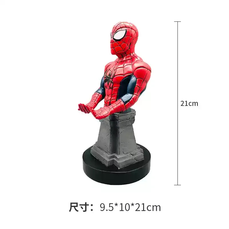 New Avengers Anime Spider-Man Venom Ps5 Xbox Base Display Bracket Deadpool Action Figure Toys Mobile Phone Ps4 Holder Model Doll