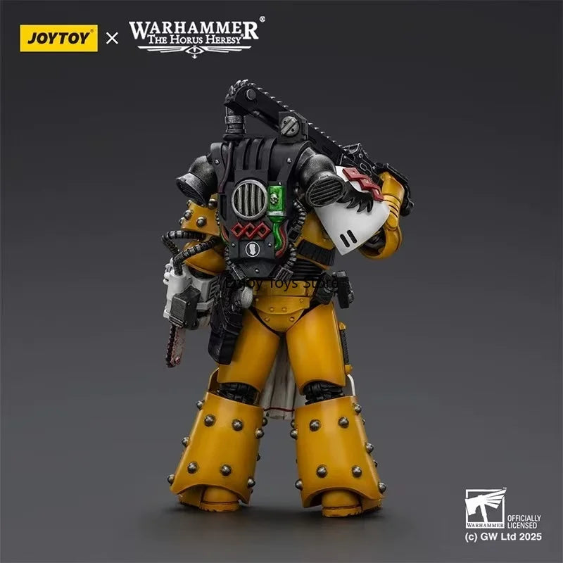 In Stock JOYTOY Dark Source Warhammer Horus Heresy Imperial Fists Legion Apothecary 1:18 Movable Soldier Mannequin To Play