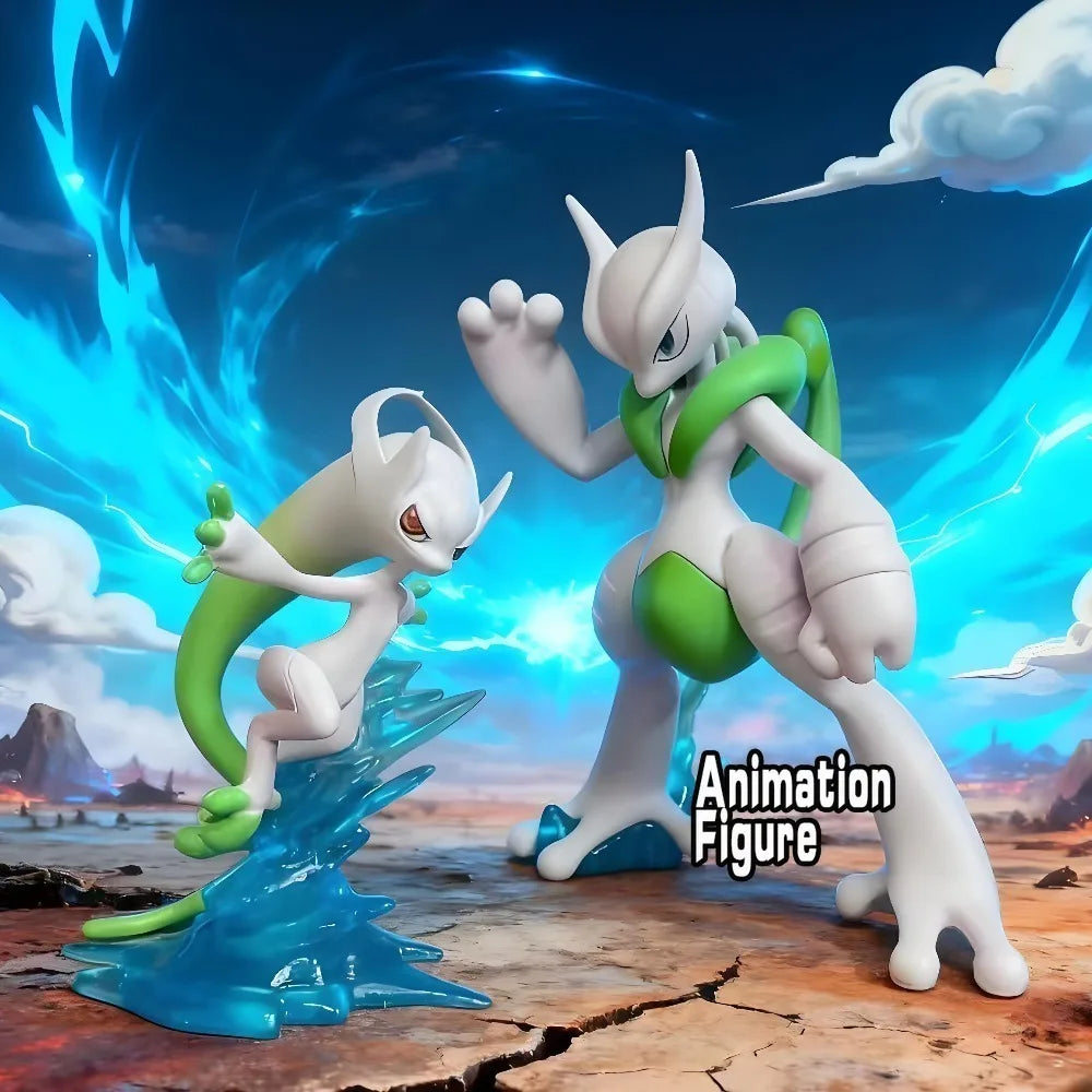 7.5-12cm Anime Pokemon Figure Mega Mewtwo Action Figures Pvc Collection Model Toys for Children Gifts