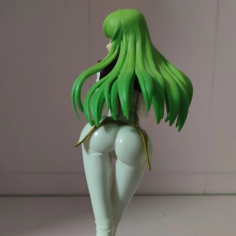 Bandai Original Genuine Banpresto Anime Code Geass Hangyaku No Lelouch C.C. EXQ Figure Pilot Suit 22cm Model Toy Figure In Stock