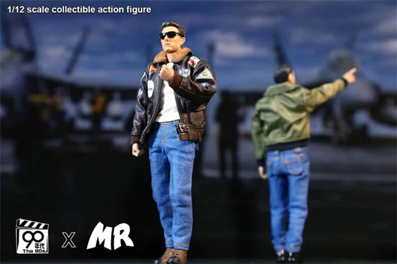 MR. FIGURE X 90S MRF90S-001 1/12 Scale Male Soldier the Major of the Air Force Tom Cruise Model 6'' Full Set Action Figure Doll