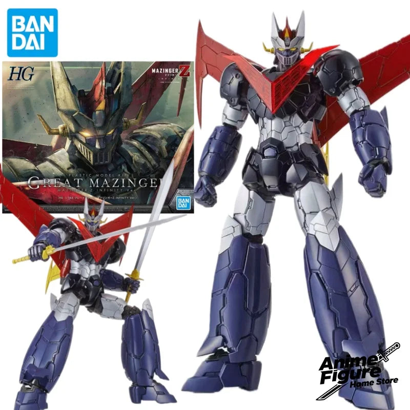 100%Original in Stock Bandai HG MAZINGER Z GRENDIZER GETTER KOTETSU JEEG MAZINKAISER Grendizer U Anime Character Toy Collection