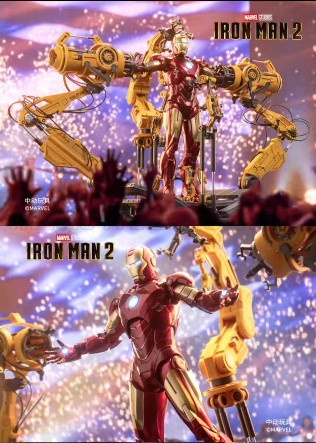 【MT】ZD TOYS Marvel MK4 MARKIVSUIT-UP GANTRY 1OTH-ANIVERSARYSERIES 1/10 Action Figure Toy Collection