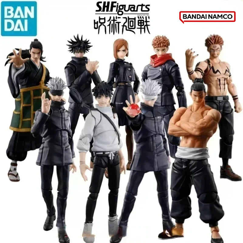 Anime Figures Toy Bandai Original SHFiguarts SHF Jujutsu Kaisen Todo Aoi Satoru Gojo Itadori Yuji Fushiguro Megumi Ryomen Sukuna